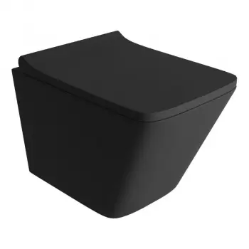 Miska WC wisząca z deską - LAVITA LAGO Black